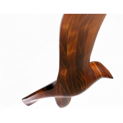 Oiseaux en bois noble - le goeland suspendu 75cm -