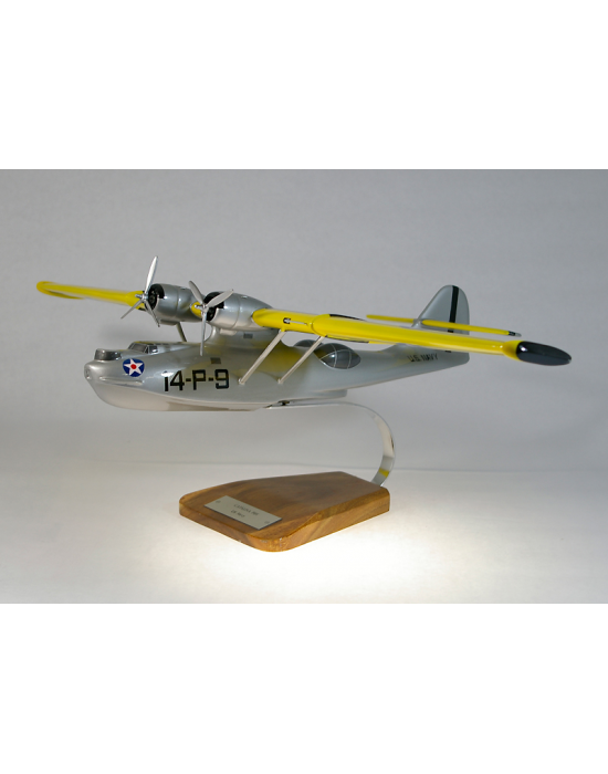 Maquette avion Catalina PBY US Coast Guard en bois