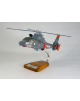 Maquette helicoptere Eurocopter SA-365N Dauphin en bois