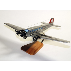 Maquette avion Junkers 52 Lufthansa en bois