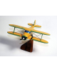 Maquette avion en bois du Beech Aircraft 17 Staggerwing Civil