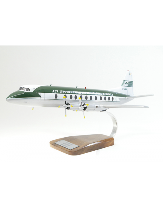 Maquette avion Vickers 808 Viscount AER Lingus en bois