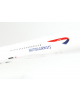 Maquette avion Concorde British Airways en bois