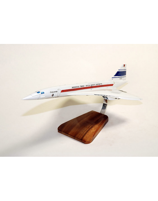 Maquette avion Concorde 001 en bois