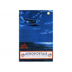 Affiche Airfrance // Aeropostal Europe Africa