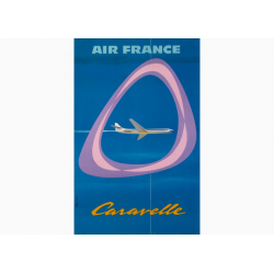 Affiche Air France / Caravelle