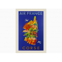 Affiche Air France / Corse