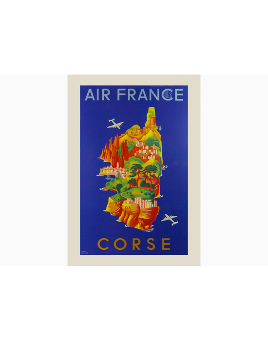 Affiche Air France / Corse