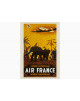 Affiche Air France / Afrique Occidentale-Afrique Equatoriale
