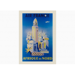 Affiche Air France / Afrique du Nord