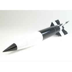 Maquette fusée V2 rocket en bois