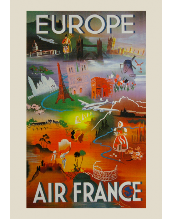 Affiche Air France / Europe