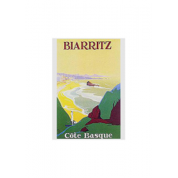Affiche Biarritz Cote Basque