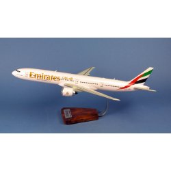 Maquette avion Boeing 777-31H.ER Emirates A6-ECH en bois