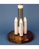 Maquette fusée Ariane 6.4 en bois