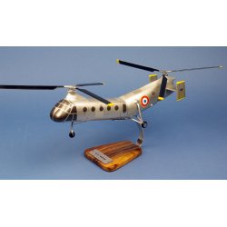 Maquette hélicoptère H-21 Piasecki-Vertol Shawnee en bois