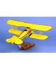 Maquette avion Waco YMF 5 en bois
