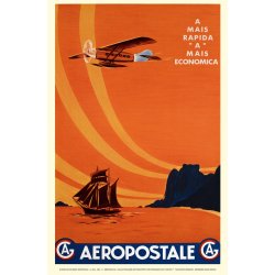 Affiche Air France//Aeropostale